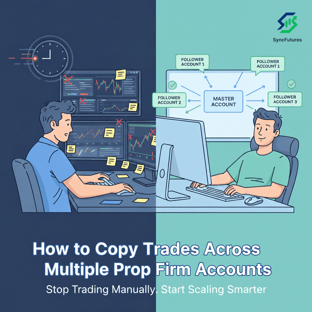 How to Copy Trades Across Multiple Prop Firm Accounts