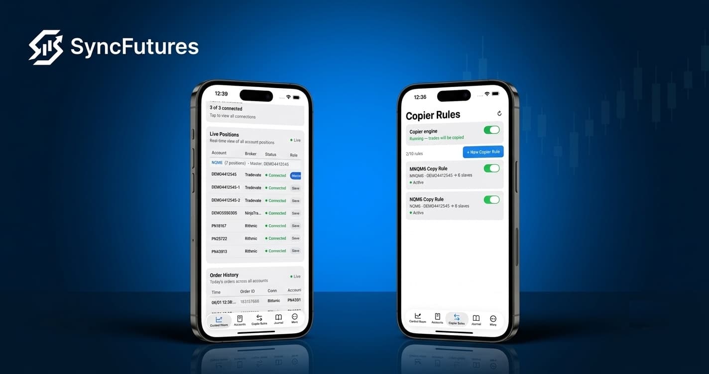 How to Run a Cross-Broker Futures Trade Copier From Your Phone (iOS and Android)